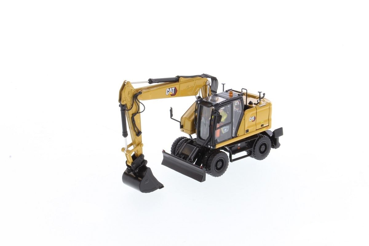 Cat M318 Wheeled Excavator with Tools - 1:50